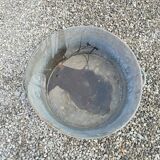 Old zinc basin, 55cms in diameter