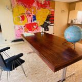 Vintage mahogany veneered desk