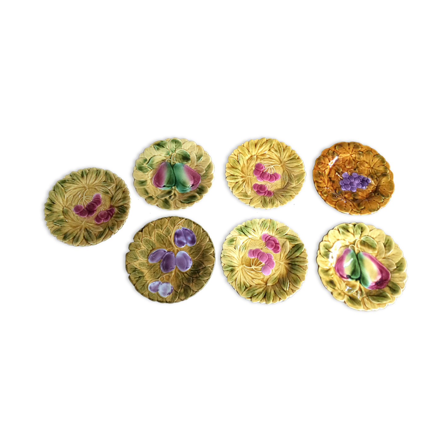 Series of 7 dessert plates