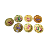 Series of 7 dessert plates