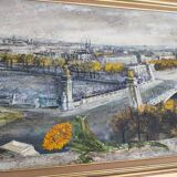 Tableau de Gilles Fabre "une fleur au grand palais