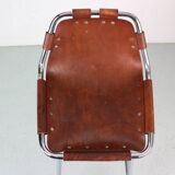 Tabouret de bar en cuir pour "Les Arc", 1960