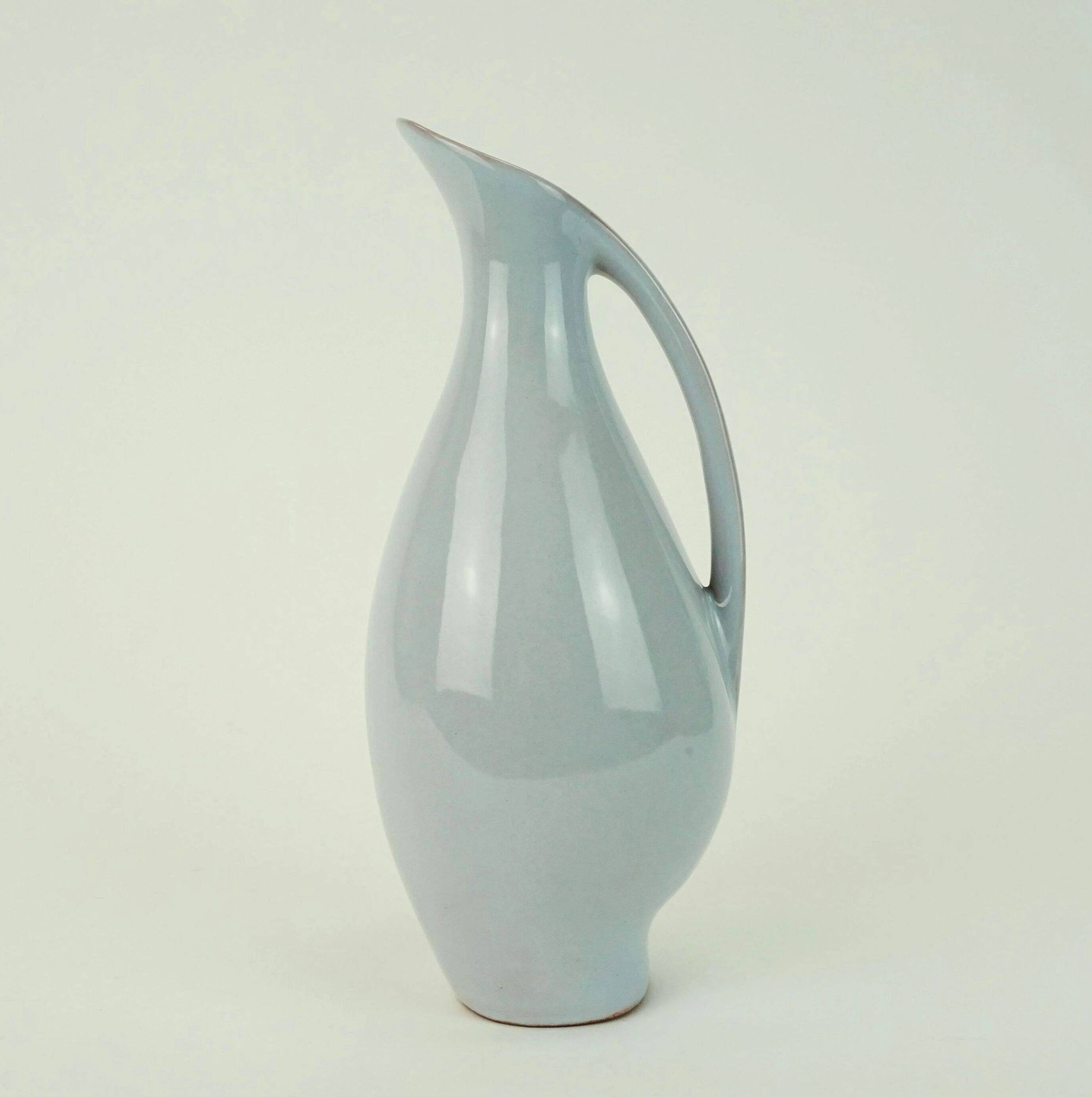 Ceramic vase 1950s organic shape fritz van daalen jug model k14/7