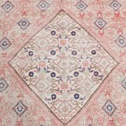 Tapis persan classique rose et bleu