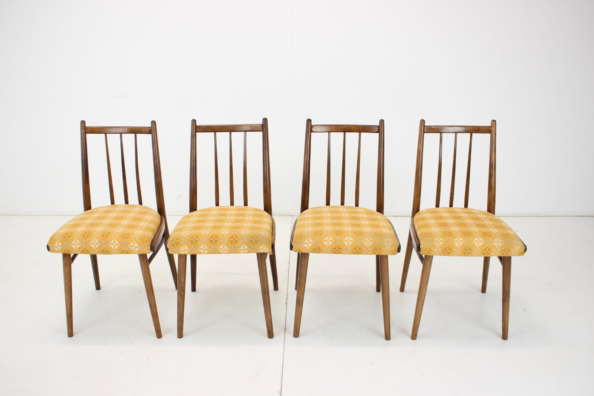 Set of four dining chairs by jitona, czechoslovakia, 1970s