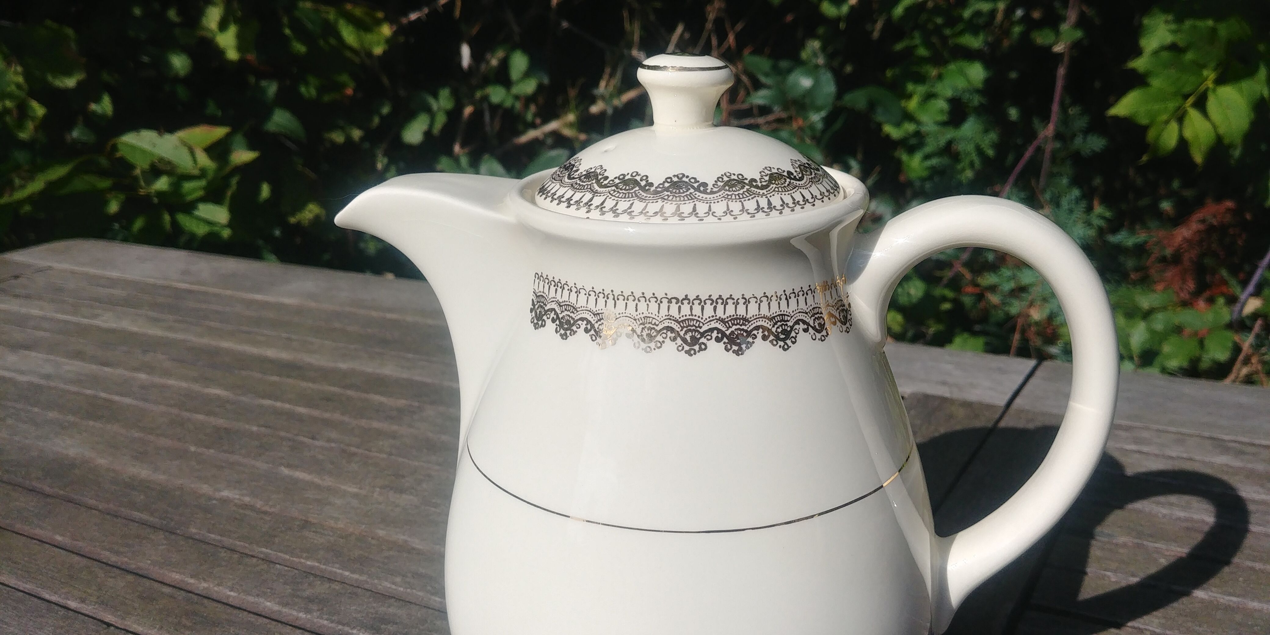 Large Teapot/Coffee Maker Vintage 50s/60s from Villeroy&Boch Mettlach Made in France Saar