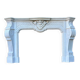 Napoleon III Fireplace In Carrara Marble Circa 1880