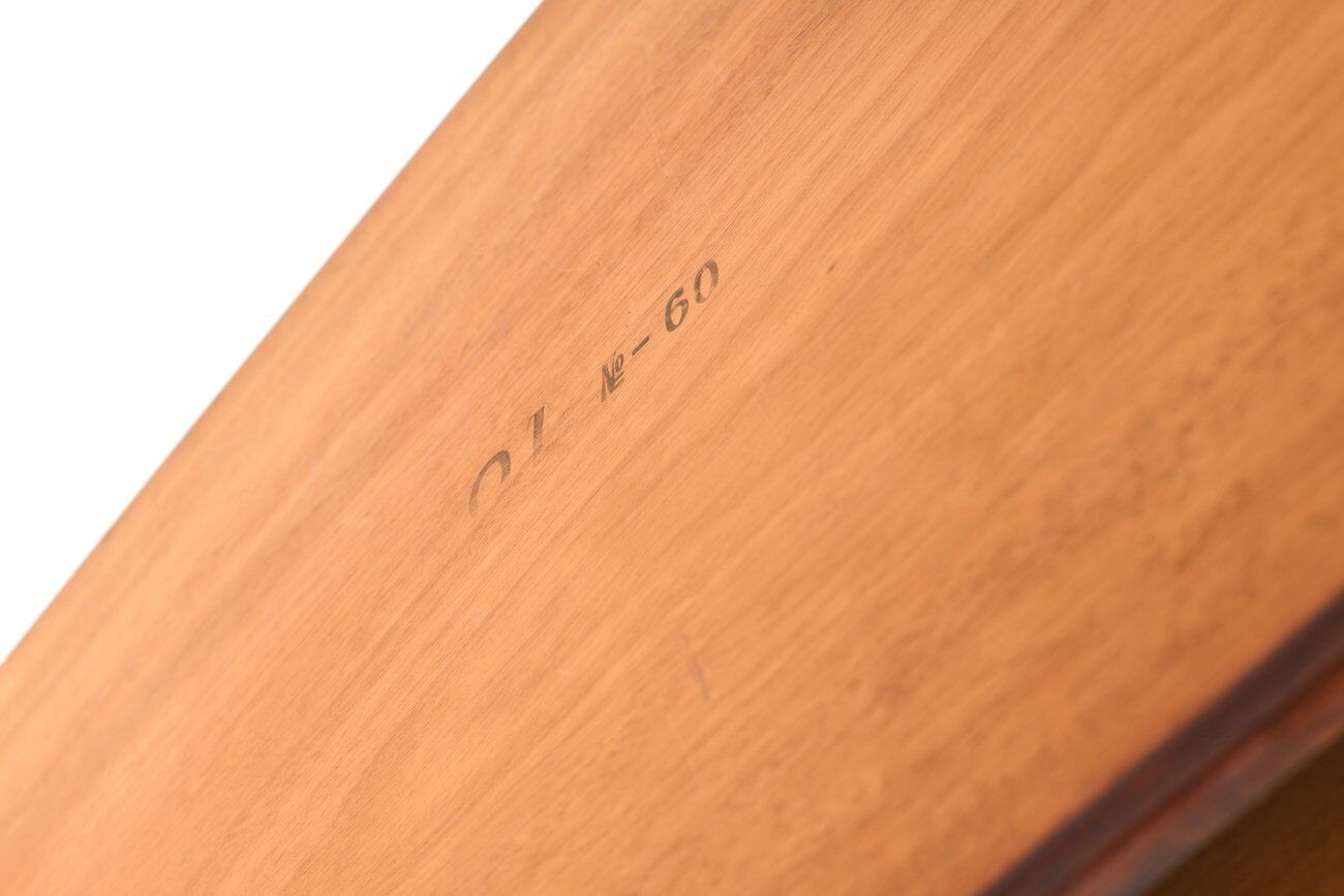 Rectangular Rosewood Coffee Table with Two Drawers, Denmark