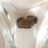 Lux Glass Crystal Vase 50s Height 27.5 cm