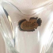 Vase cristal Lux Glass Années 50 Hauteur 27,5 cm