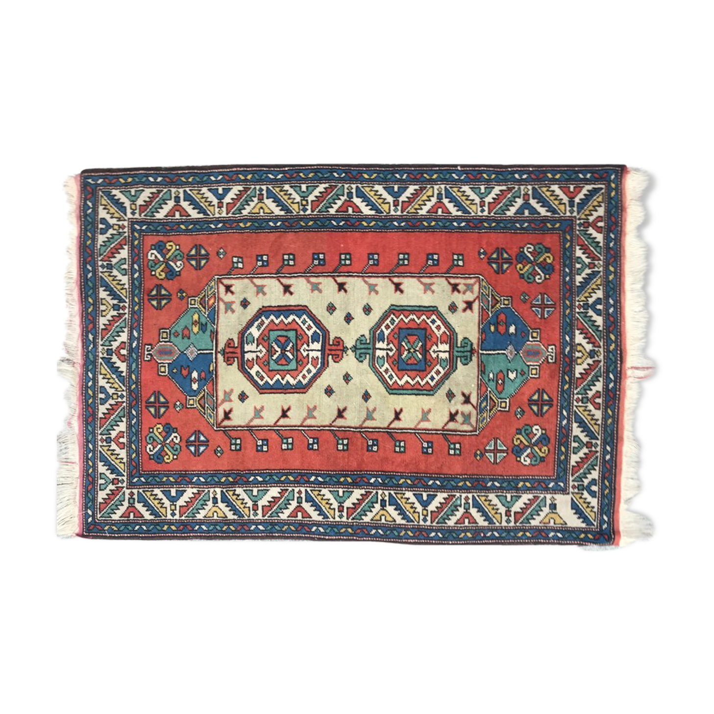 Nice Turkish vintage rug Kars handmade - 105x153