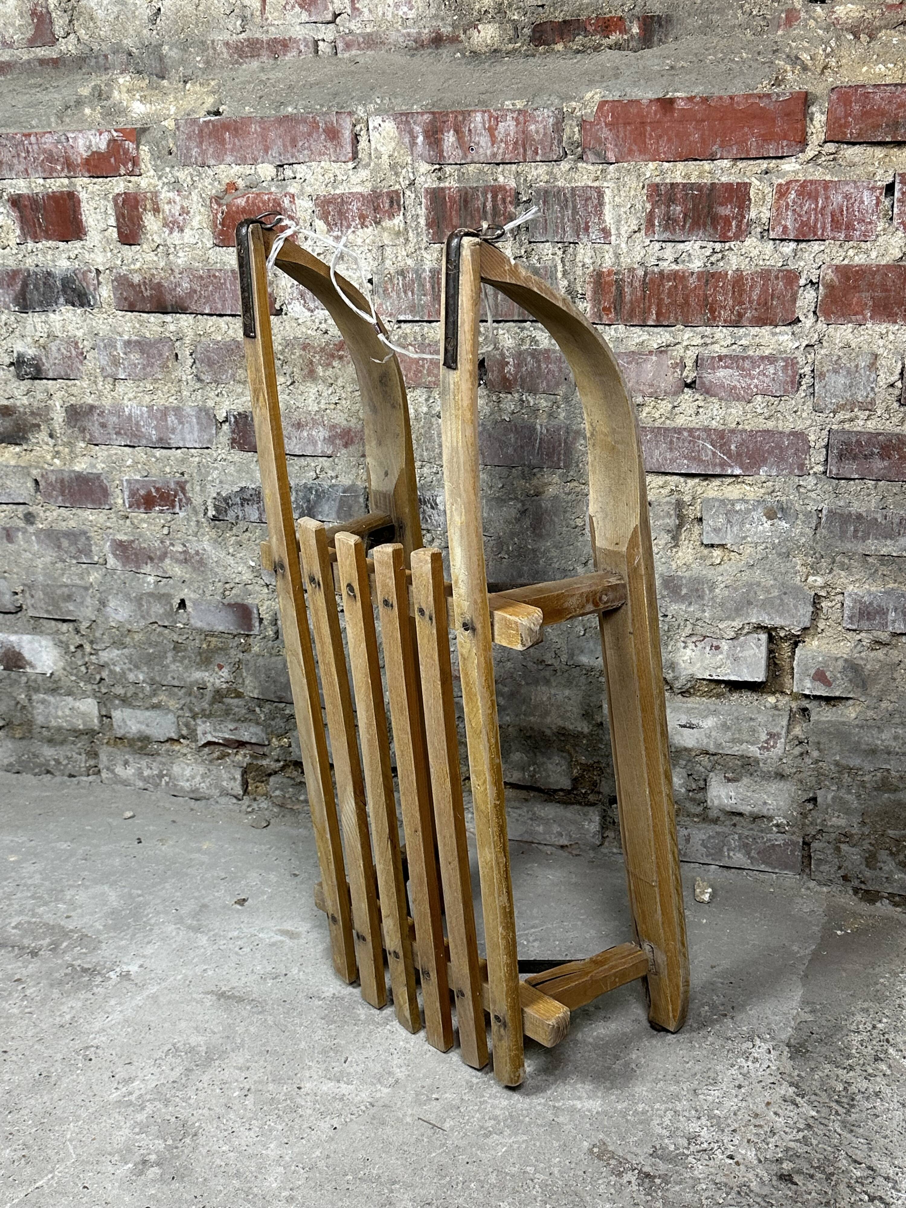 Old wooden sled 1940