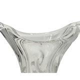 1950s Sèvres Crystal Vase - Freeform Hand-Blown Design