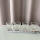 Set of 4 Vintage Brutalist Textured Shot Glasses