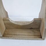 Small renovated solid wood bench