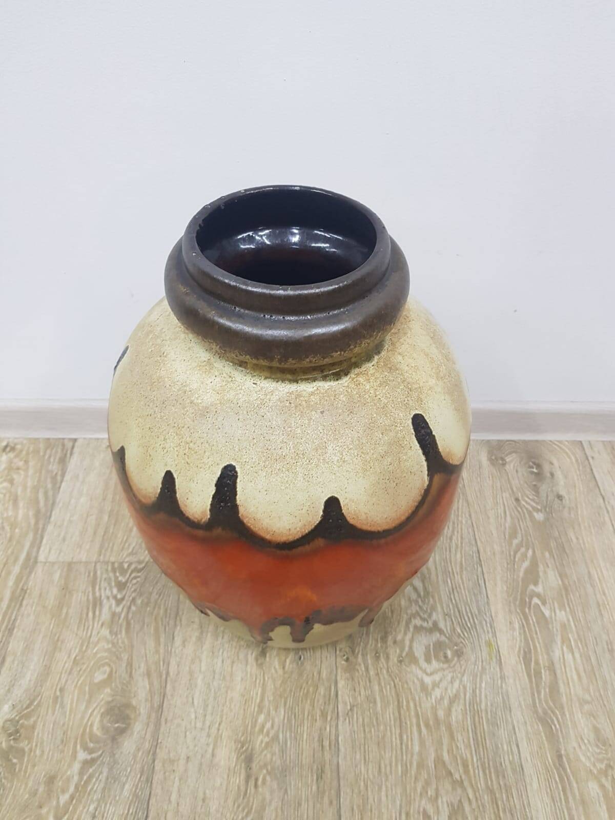 Vintage Scheurich ceramic vase, Germany, 1960s/1970s.