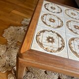 Table vintage G-plan céramique et teck