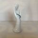 White hand vertical or horizontal soliflore ring