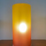 Vintage frosted glass cocktail lamp