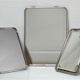 three barber mirrors metal frame early to middle XXth