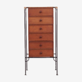 Teak chest of drawers, 60s, Danish design, made in Denmark