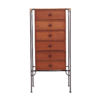 Teak chest of drawers, 60s, Danish design, made in Denmark