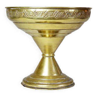 Art deco brass cup