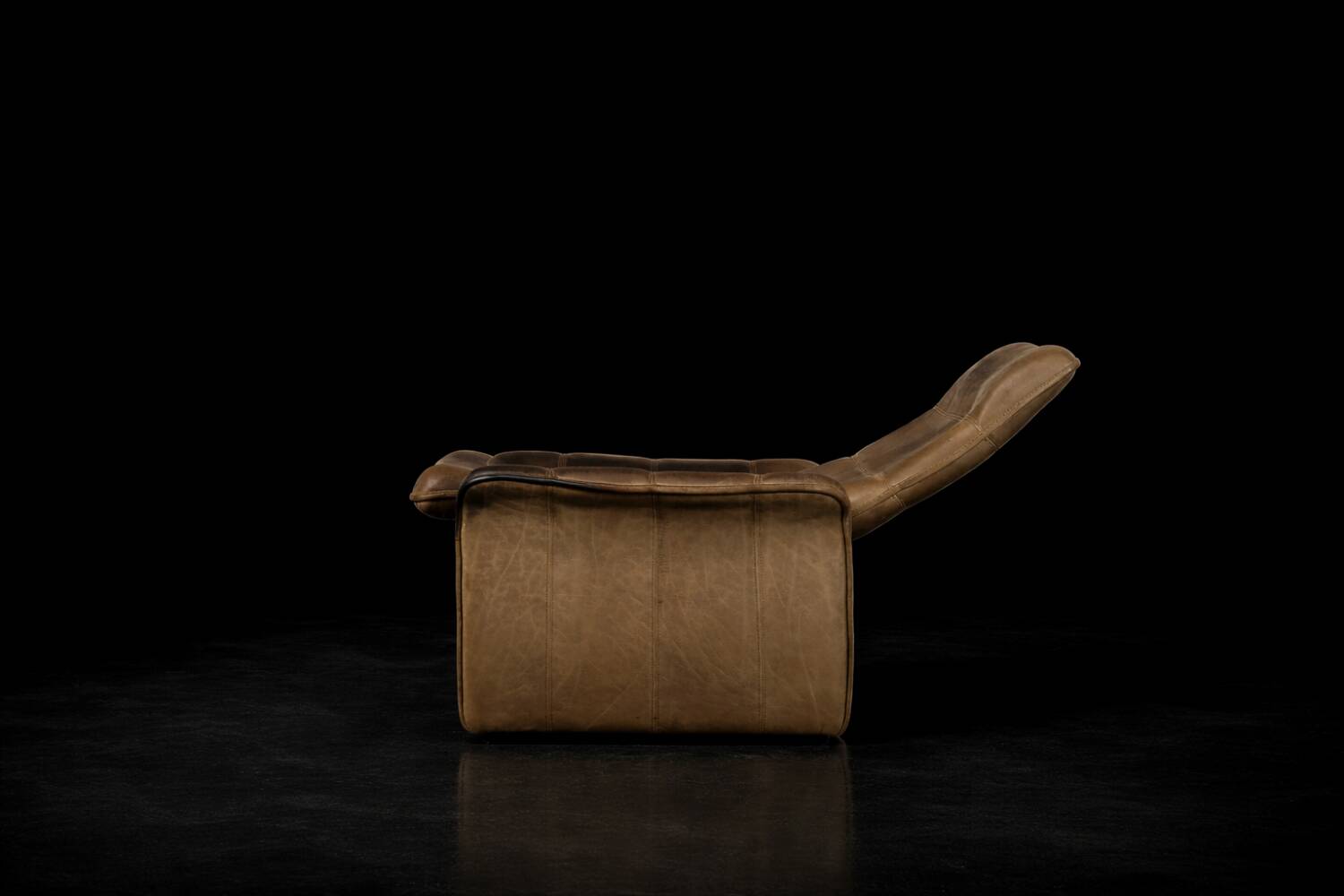 Fauteuil DS-50 vintage en cuir de buffle par De Sede