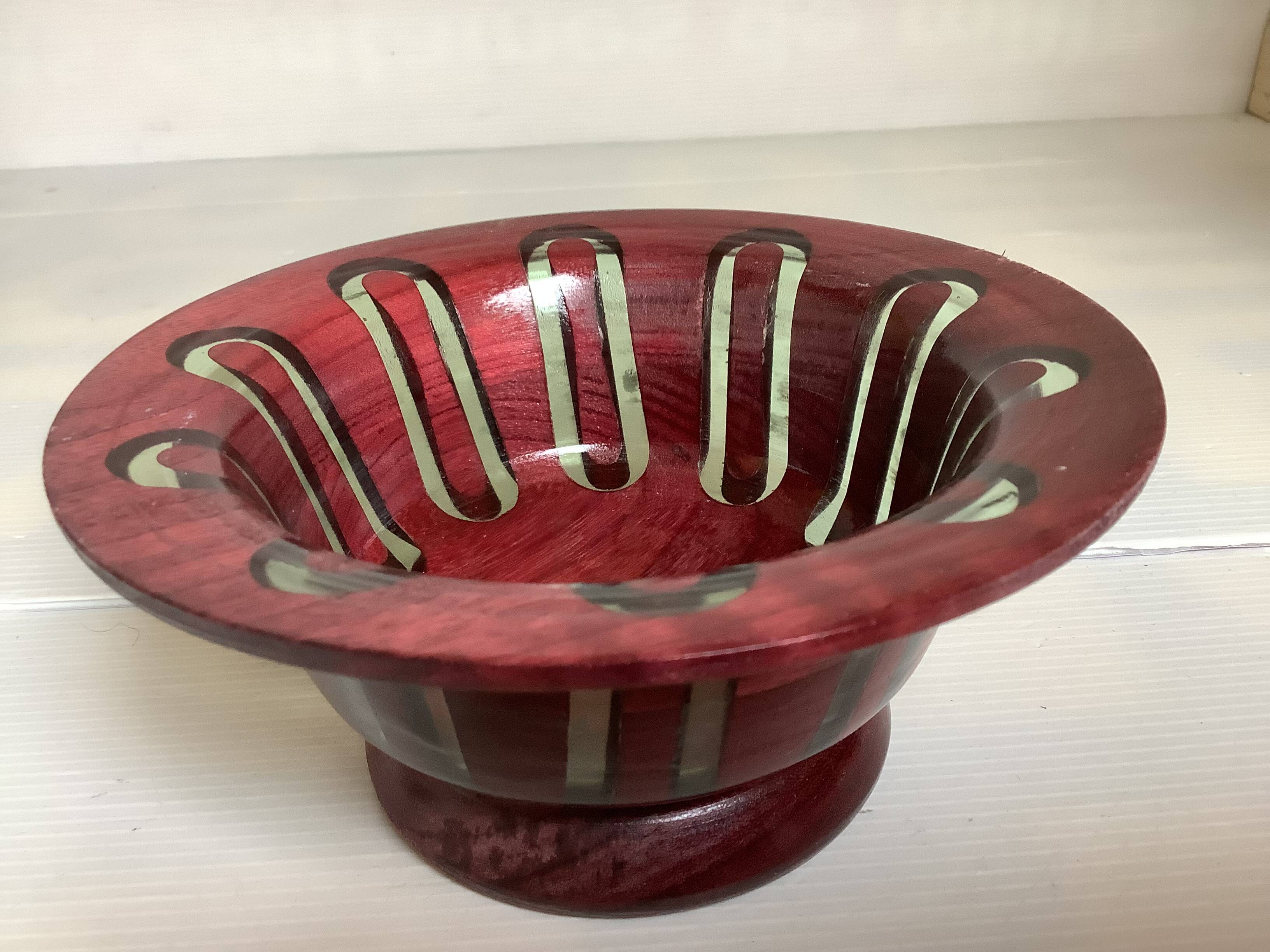 Wooden catchall Nopjes handcrafted woodturning