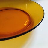Duralex vintage amber glass bowl
