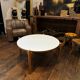 Table basse ronde vintage