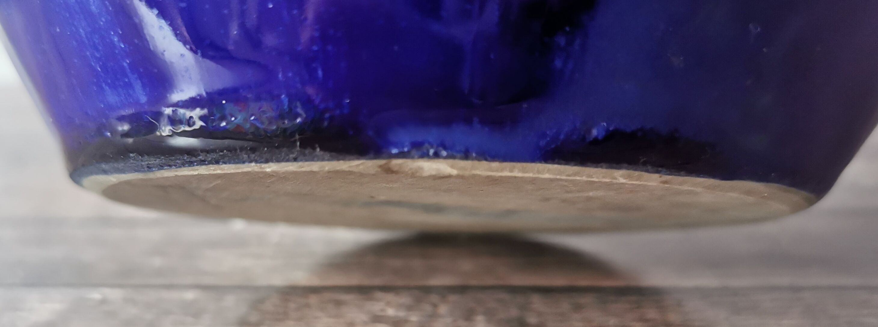 Enamelled sandstone vase G. Metenier