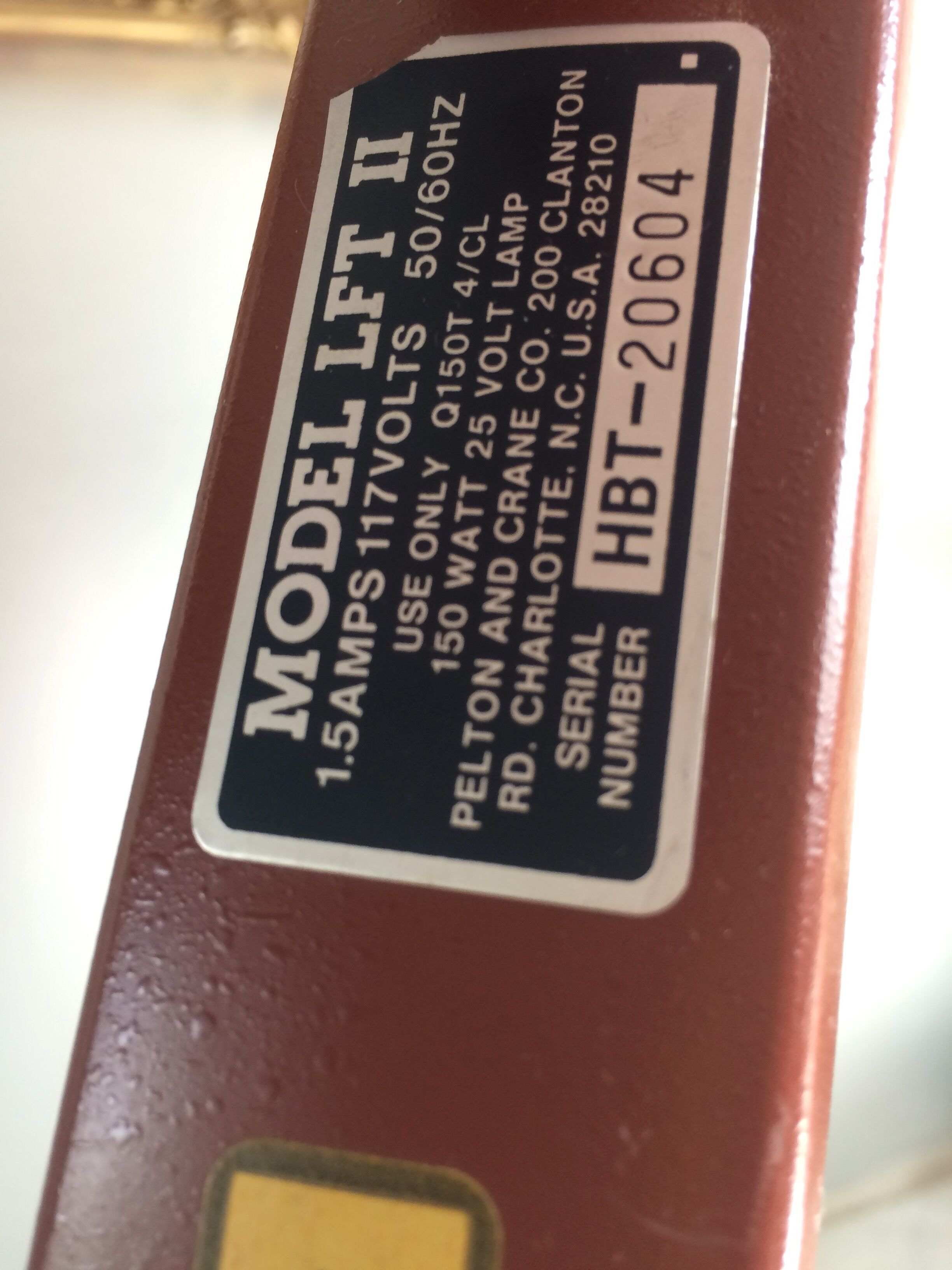 Dentist Pelton&Crane Lamp/Articulated Arm Wall Lamp/Indus Design 80's