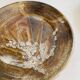 Ceramic plate signed, stoneware 24 cm