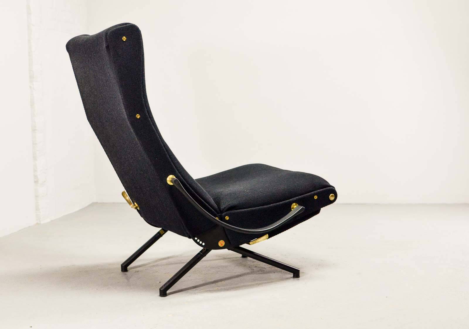 First Edition Osvaldo Borsani P40 Adjustable Tecno Lounge Chair, Italy 50s