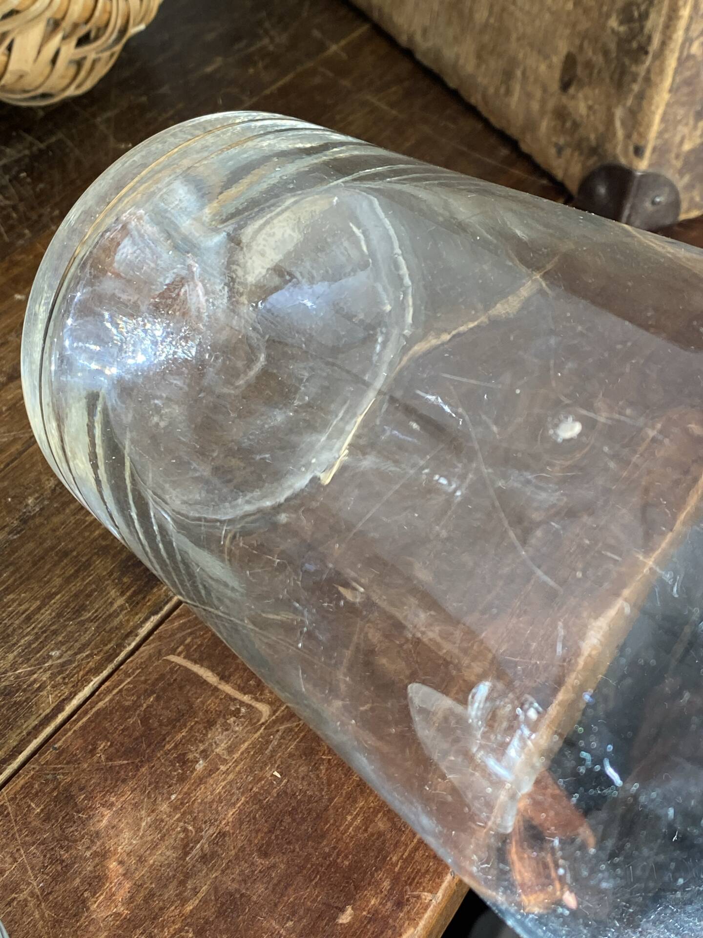 Bouteilles  en verre soufflé