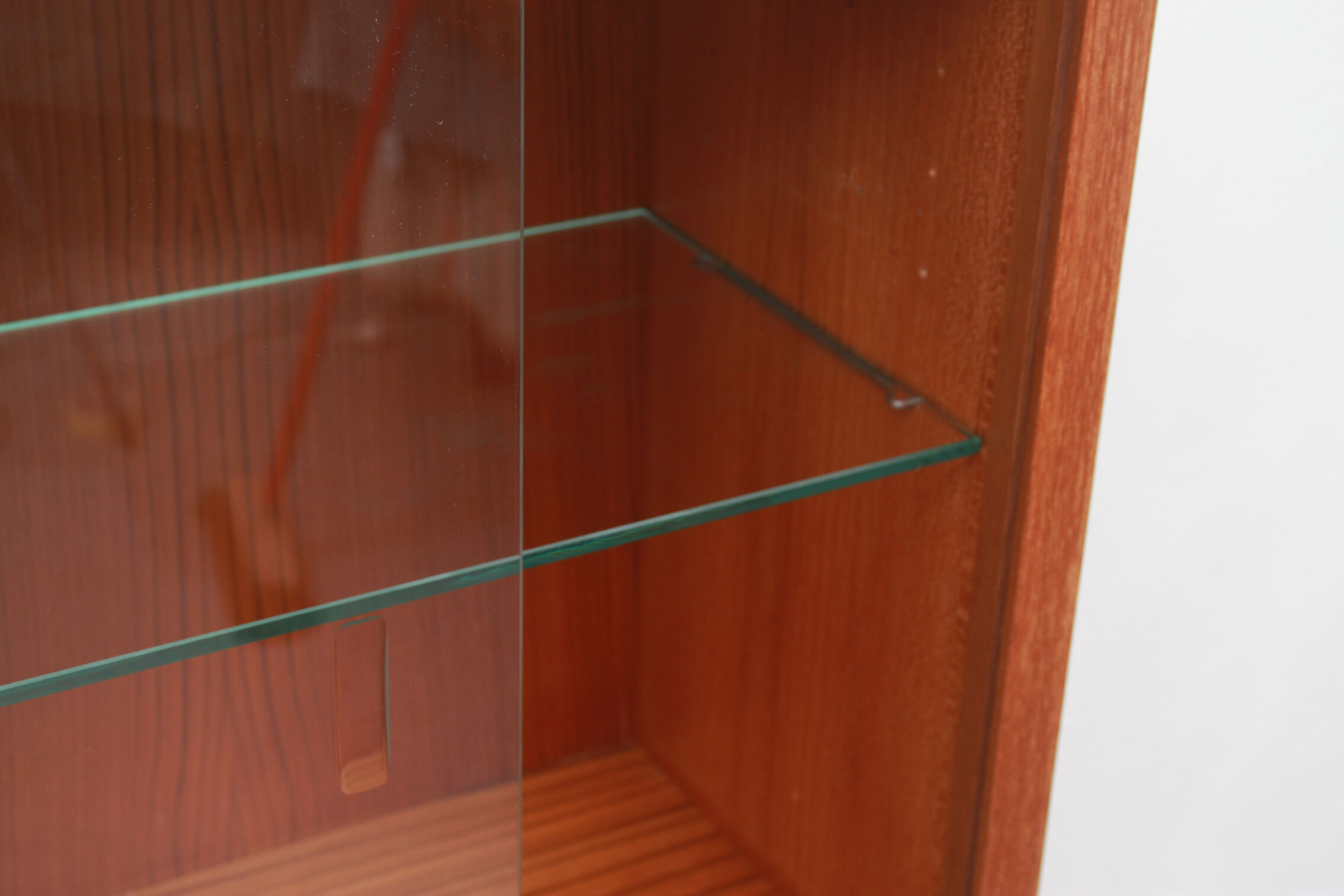 1960s showcase in teak