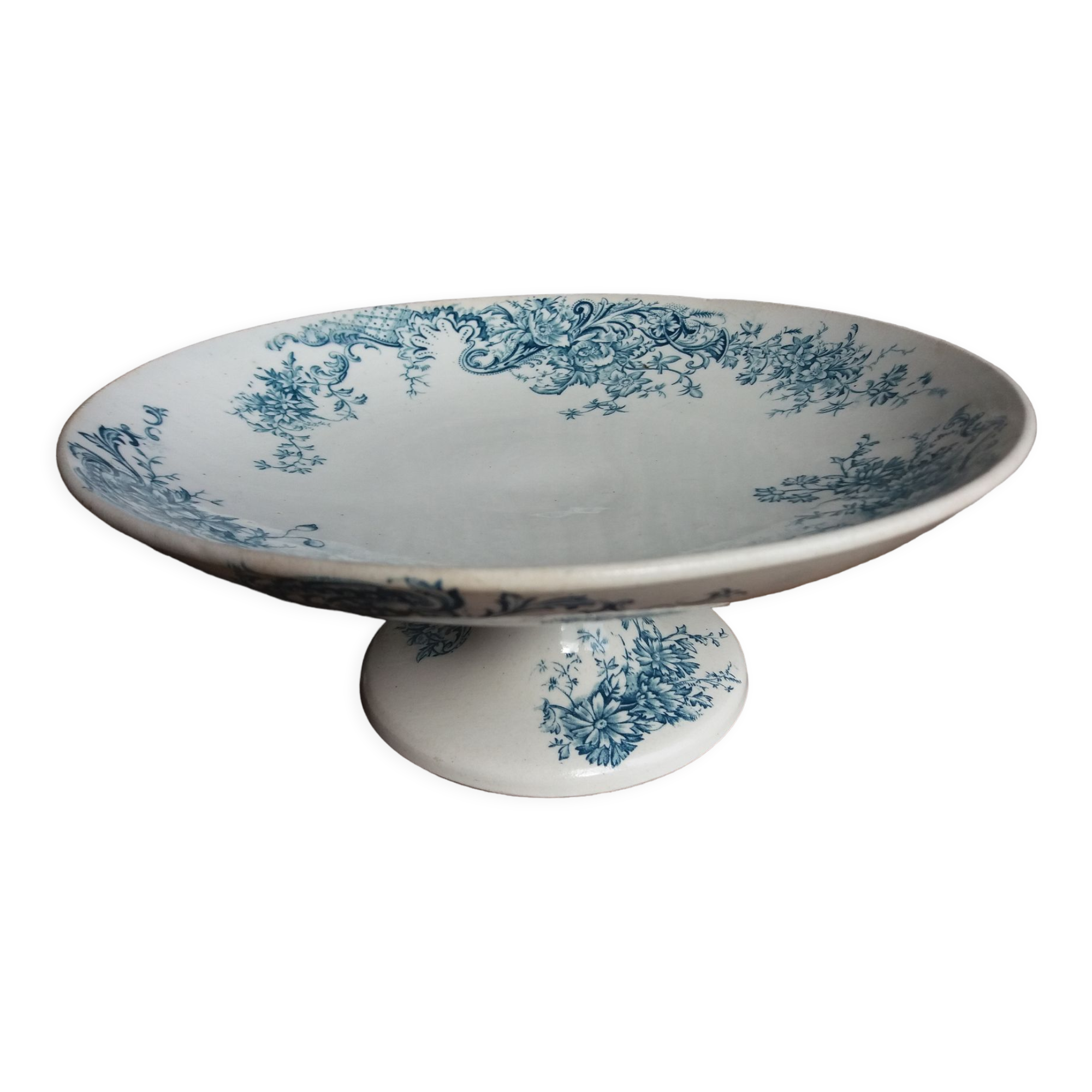 Standing dish 1900 Iron Earth service Anemone