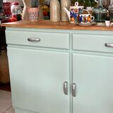 Vintage mint green buffet