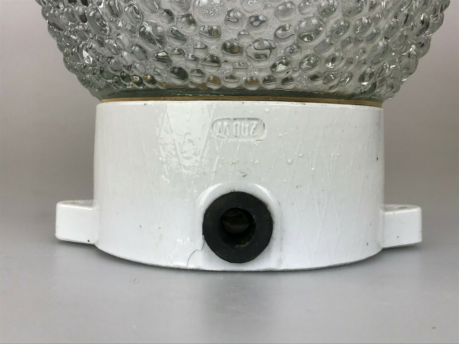 50s 60s lamp light wall lamp cellar lamp ceramic glass design 50s 60s