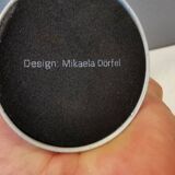 Set of two white design candle holders designed by mikaela Dörfel for menu, Denmark