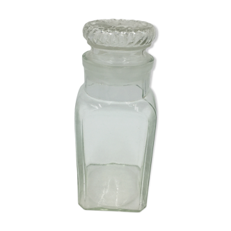 Glass jar with confectionery