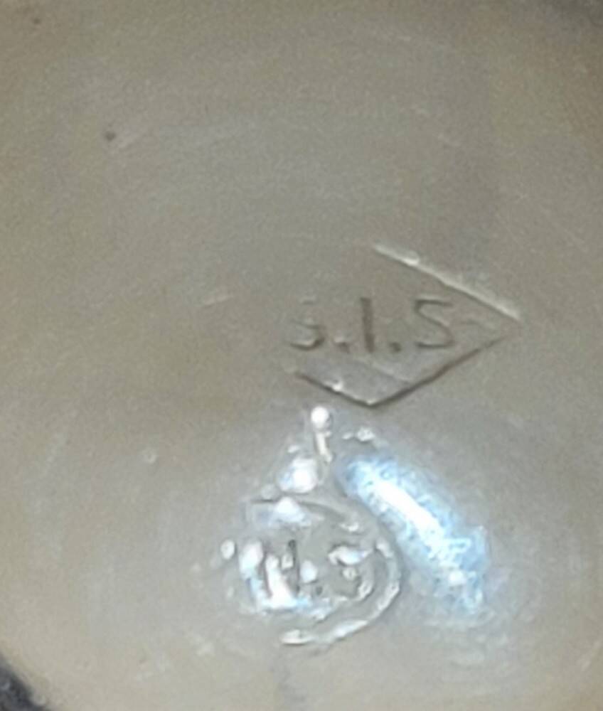 Silver-plated metal milk jug