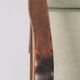 Mid-Century Armchair Corduroy Cushion Rustic Wood, 1980s