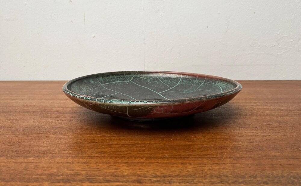 Assiette murale d'atelier allemande Art déco par Richard Uhlemeyer, années 1940