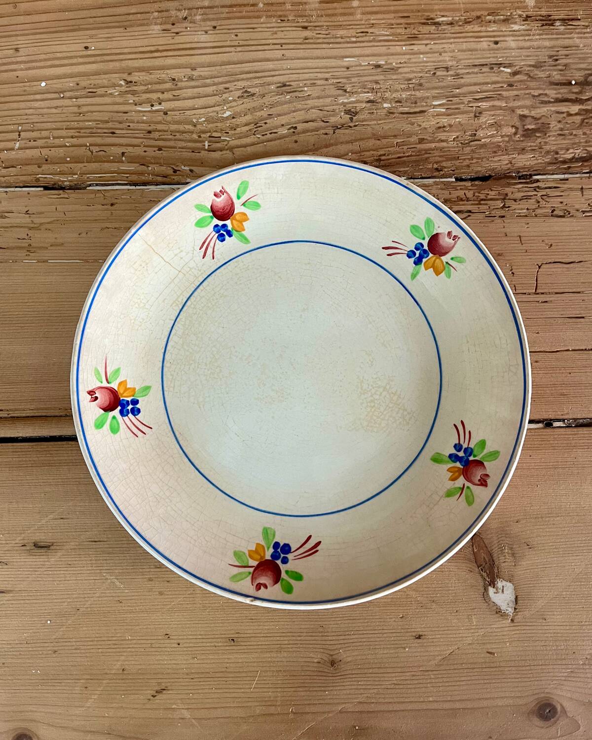 6 Gien Nice iron earth dessert plates
