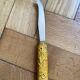 Barbotine cheese knife