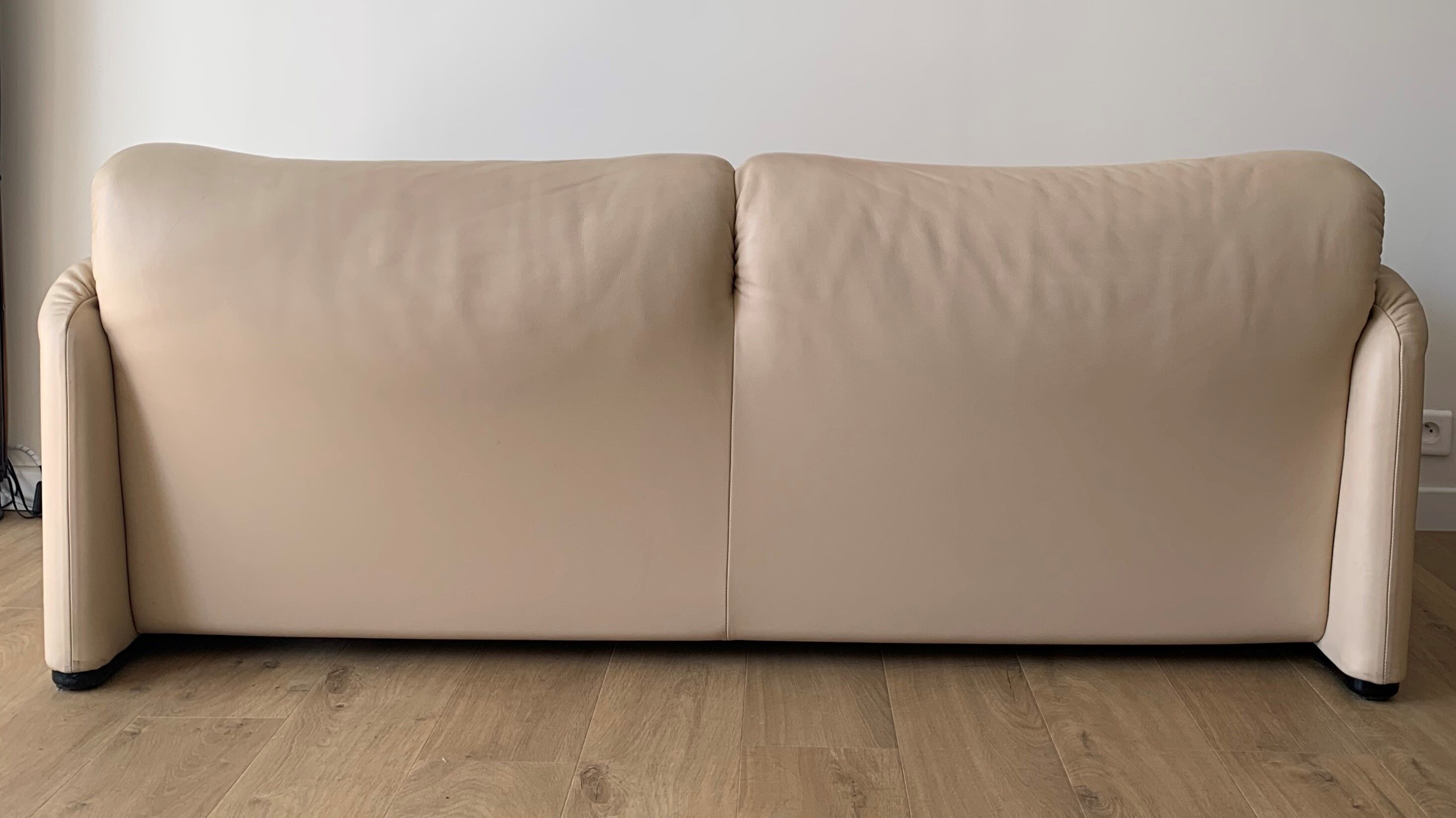 Cassina leather Maralunga sofa