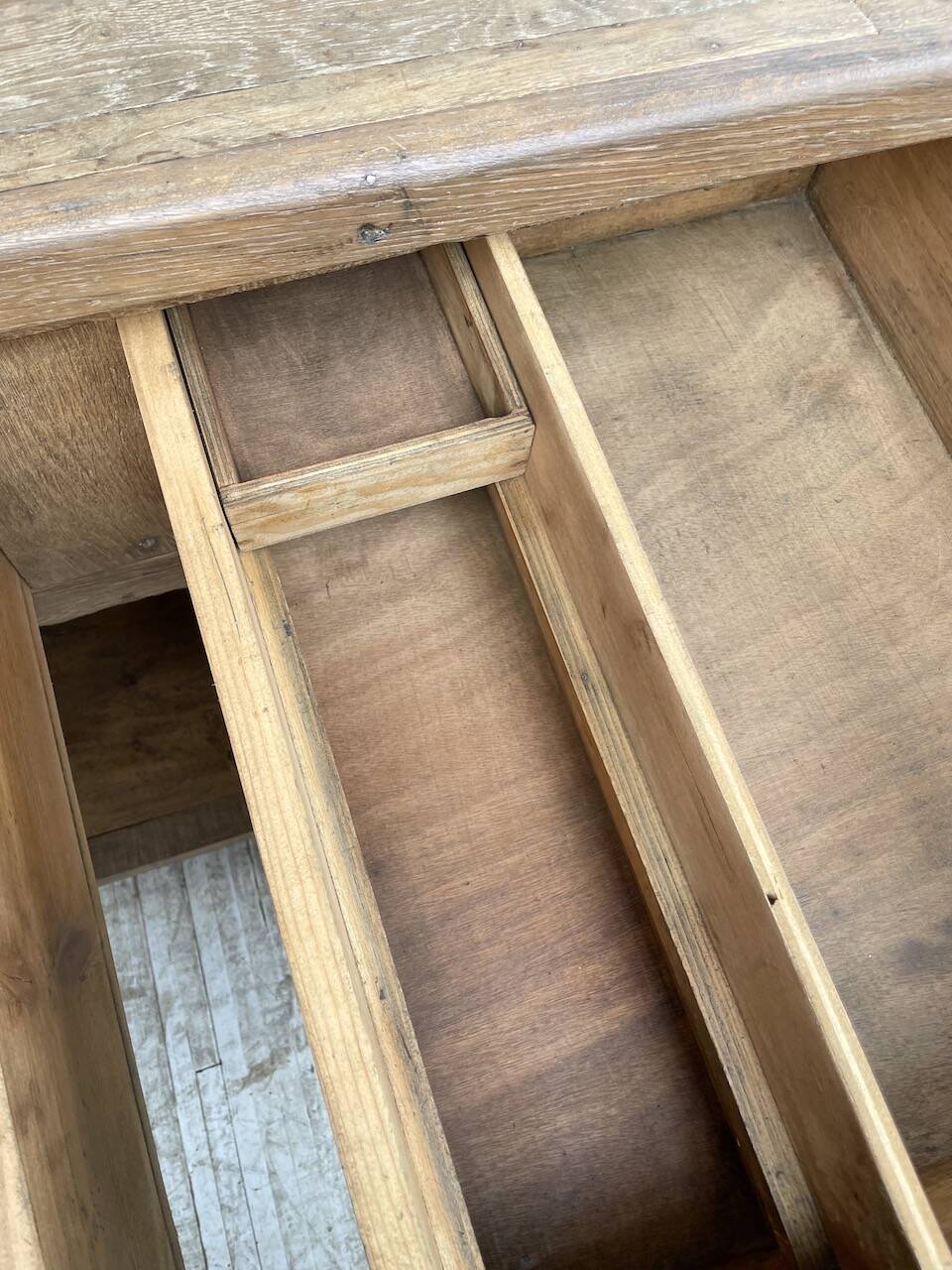 Comptoir en chêne XXL 260 cm