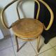 Antique Fischel armchair in bent wood
